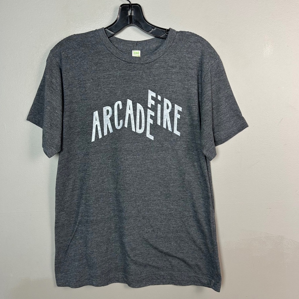 Vintage Y2K Band Arcade Fire Reflektor Tour 2014 Indie Rock Band Medium USA Tee